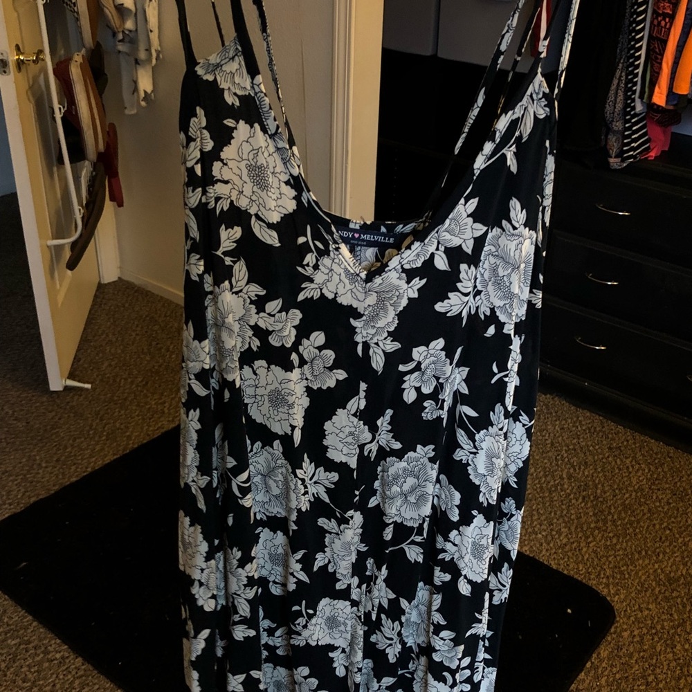 Black and Tan floral Brandy Melville dress